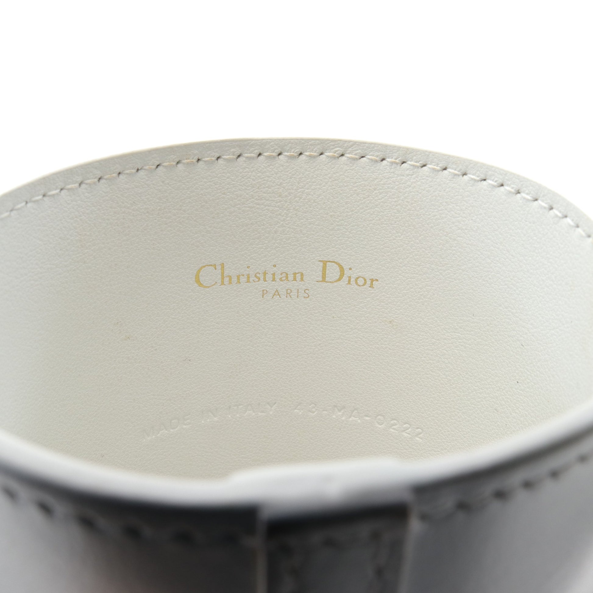 ボトルホルダー 小物 レザー ホワイト ネイビー 2WAY クリスチャンディオール 財布・小物 Christian Dior