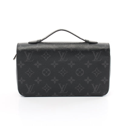 ジッピーXL モノグラムエクリプス ラウンドファスナー長財布 PVC レザー ブラック ルイヴィトン 財布・小物 LOUIS VUITTON