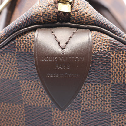 スピーディ30 ダミエエベヌ ハンドバッグ PVC レザー ブラウン ルイヴィトン バッグ LOUIS VUITTON