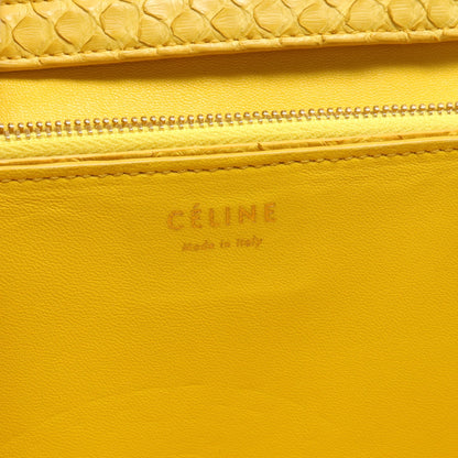 ショルダーバッグ パイソン イエロー セリーヌ バッグ CELINE