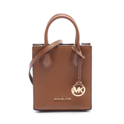 MERCER XS ハンドバッグ トートバッグ レザー ブラウン 2WAY マイケルコース バッグ MICHAEL KORS