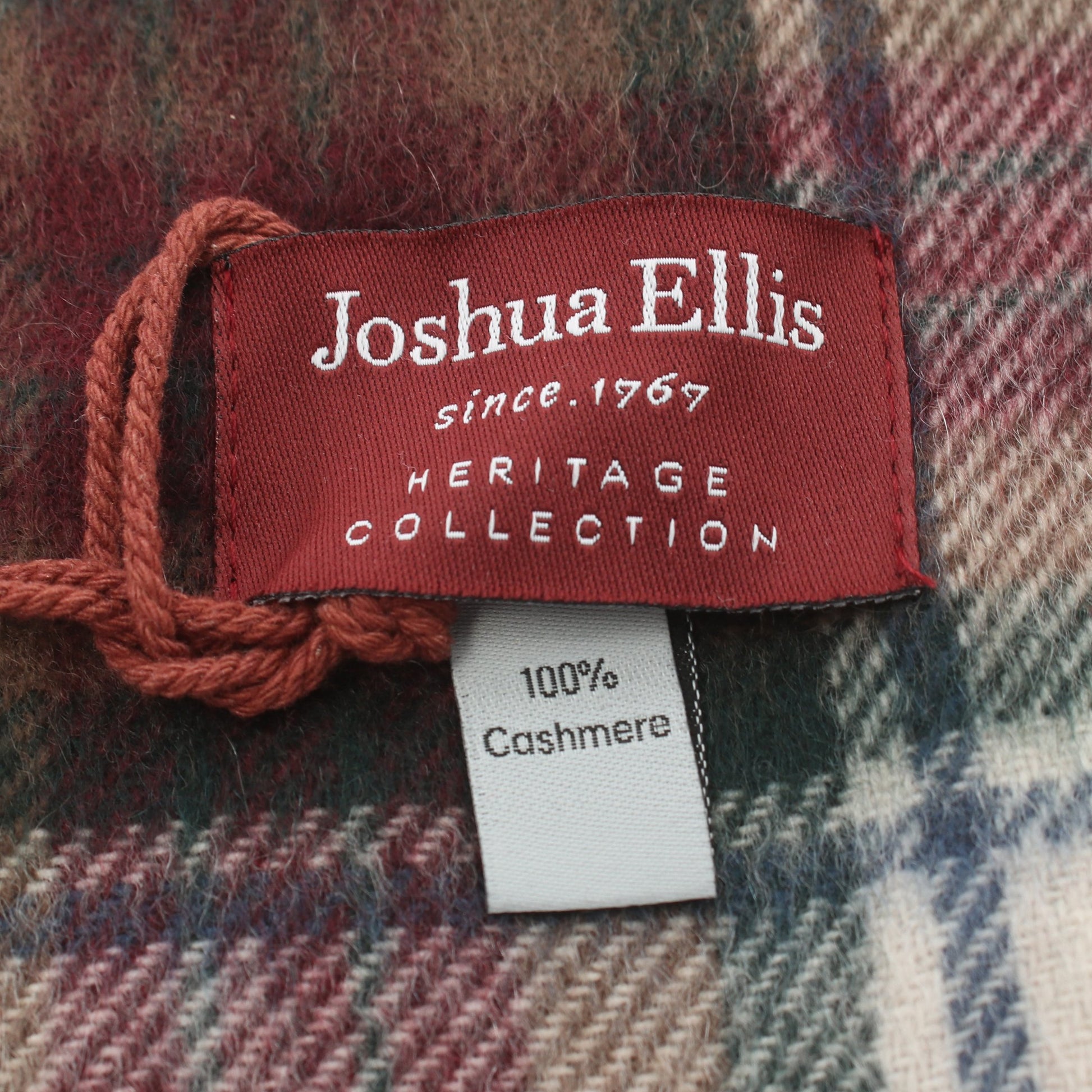 マフラー チェック カシミヤ マルチカラー ジョシュアエリス 財布・小物 Joshua Ellis