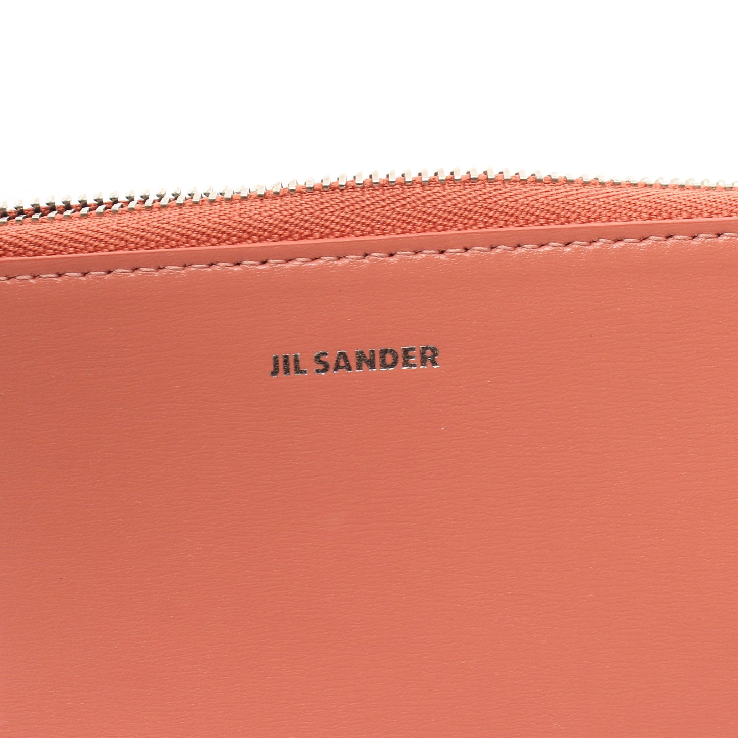 コインケース カードケース ロゴ レザー コーラルピンク ジルサンダー 財布・小物 JIL SANDER