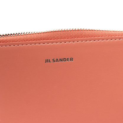 コインケース カードケース ロゴ レザー コーラルピンク ジルサンダー 財布・小物 JIL SANDER