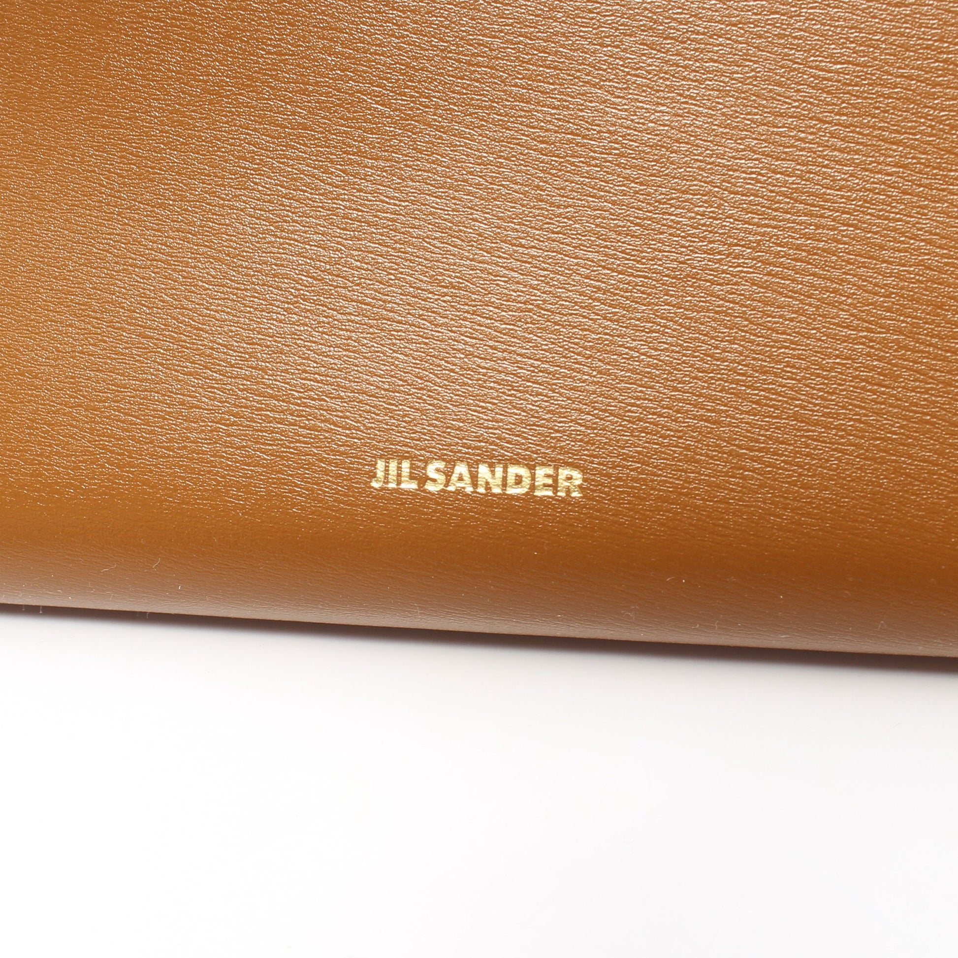 SINGLE PRACTICAL WALLET 二つ折り長財布 レザー ライトブラウン ジルサンダー 財布・小物 JIL SANDER