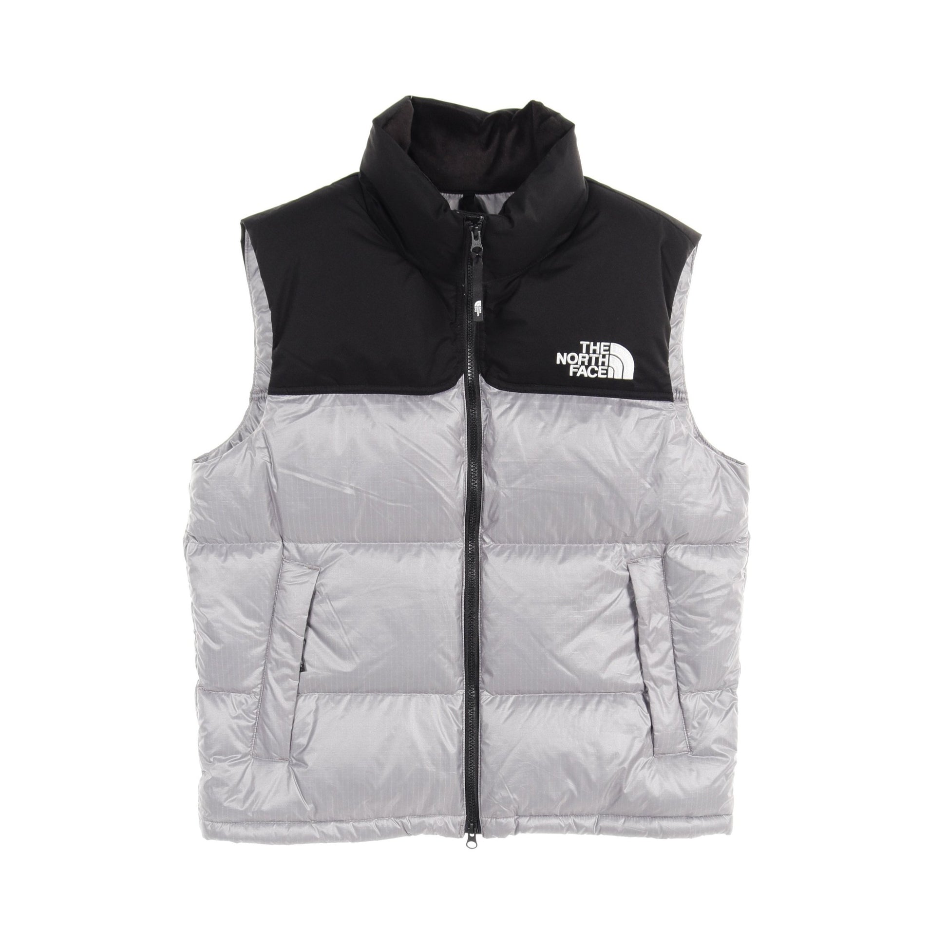 WHITE LABEL NOVELTY NUPTSE DOWN VEST ダウンベスト グレー ブラック ザノースフェイス アウター THE NORTH FACE