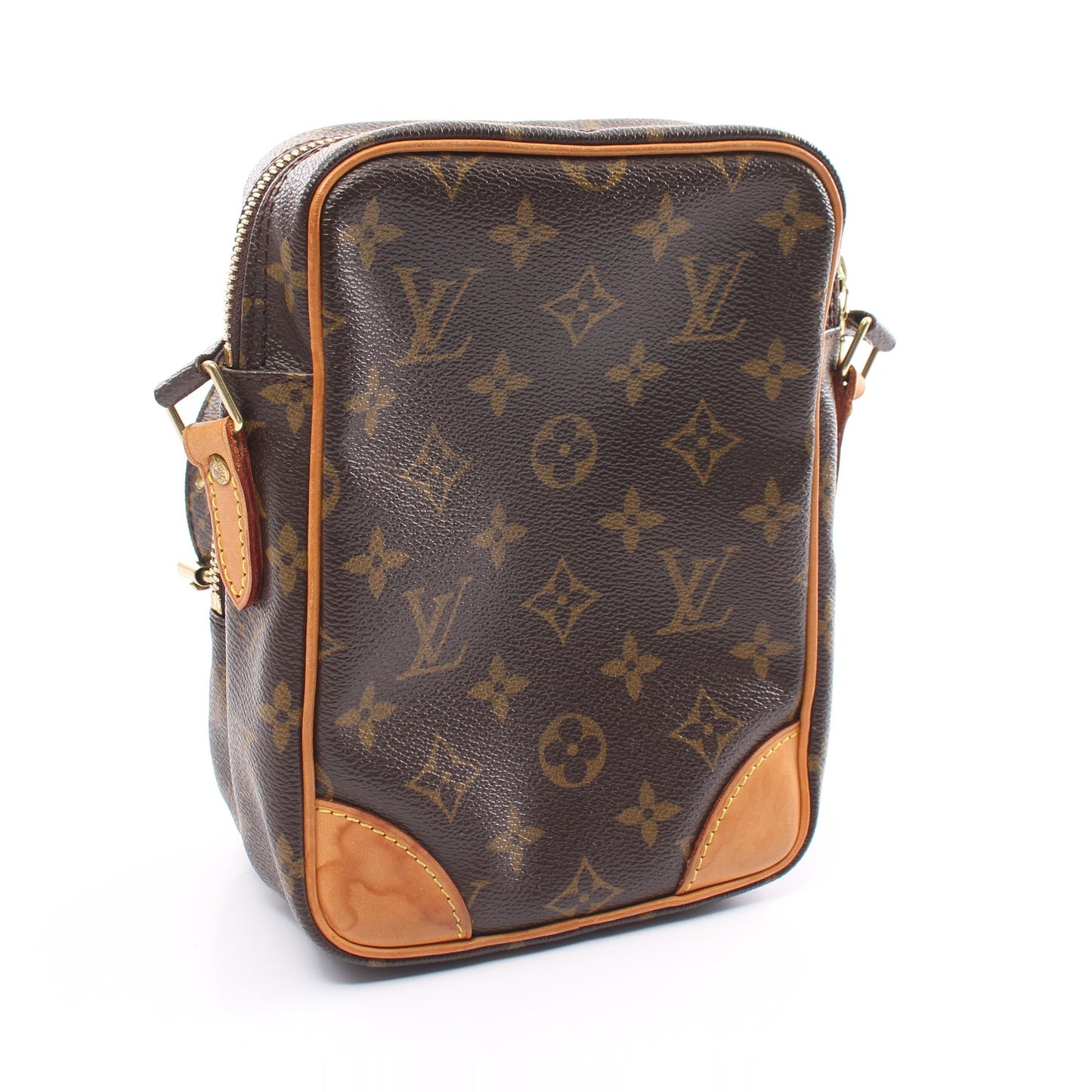 アマゾン モノグラム ショルダーバッグ PVC レザー ブラウン ルイヴィトン バッグ LOUIS VUITTON