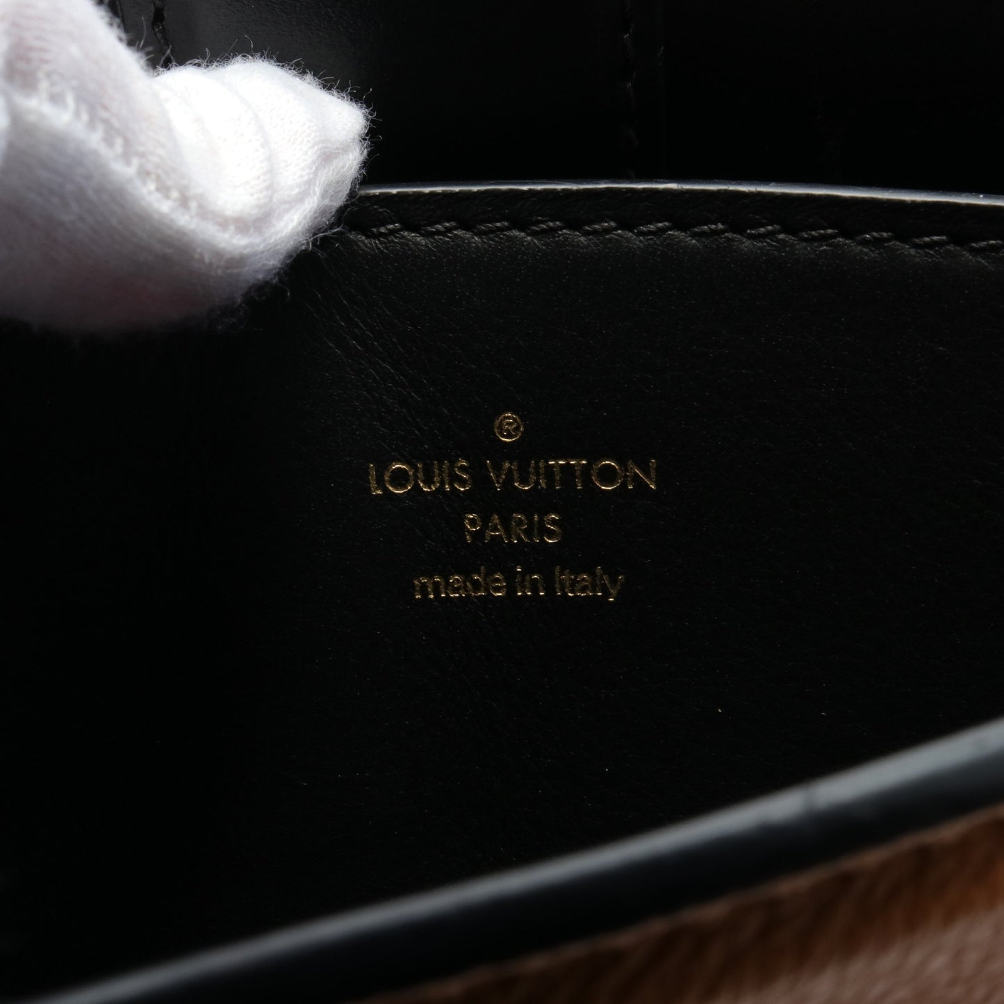 クールマルリーPM ハンドバッグ レザー ライトブラウン ブラック 2WAY ルイヴィトン バッグ LOUIS VUITTON