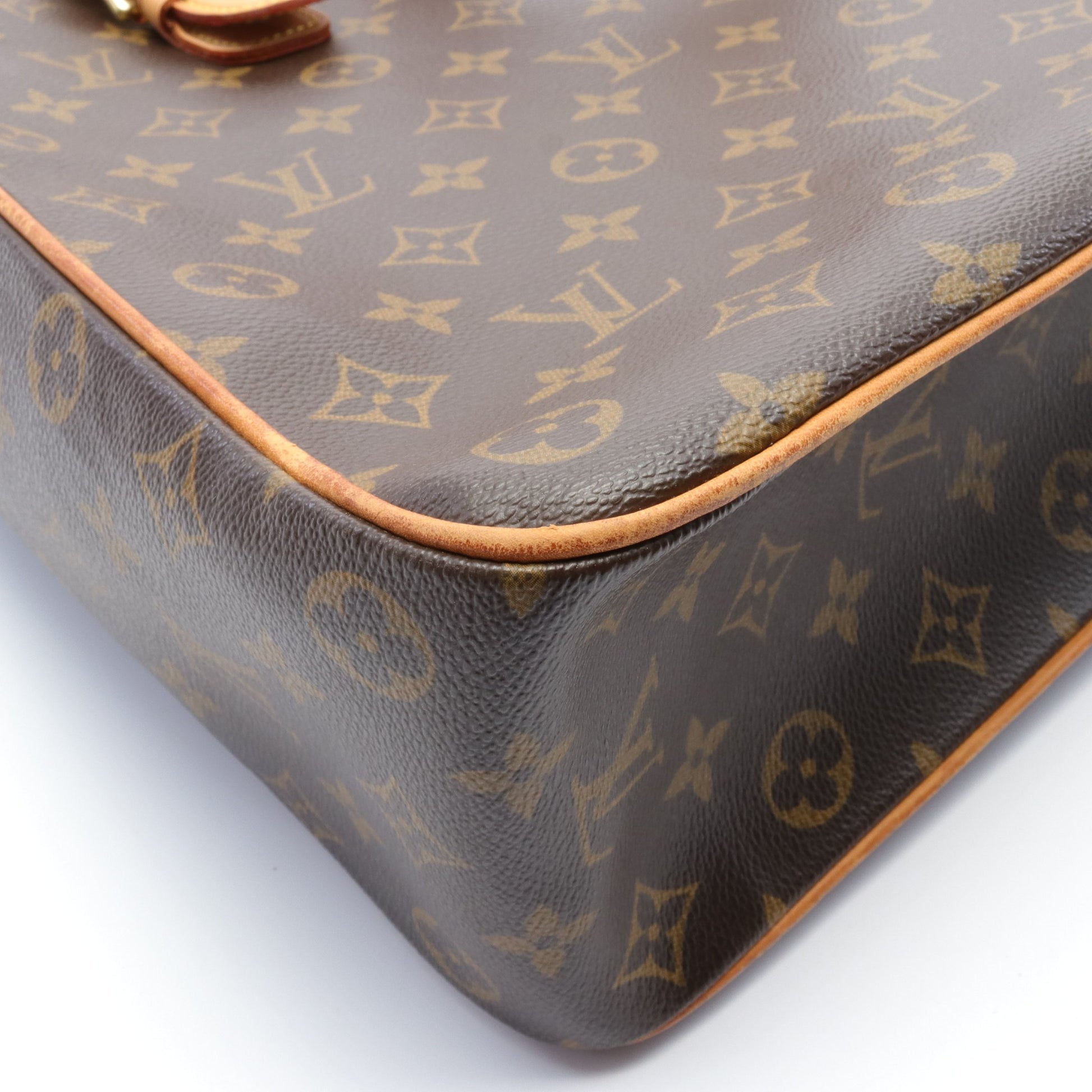 ミュルティプリシテ モノグラム ハンドバッグ PVC レザー ブラウン ルイヴィトン バッグ LOUIS VUITTON