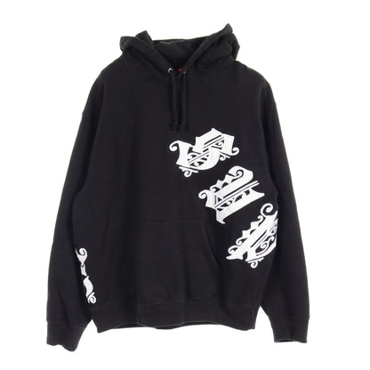 Old English Wrap Hooded Sweatshirt プルオーバーパーカー コットン ブラック ホワイト 21SS シュプリーム トップス Supreme