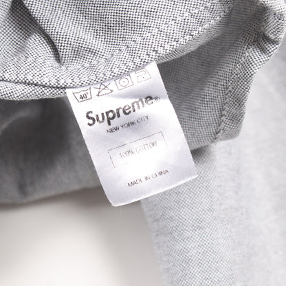 oxford shirts オックスフォード シャツ ボタンダウン コットン グレー シュプリーム トップス Supreme