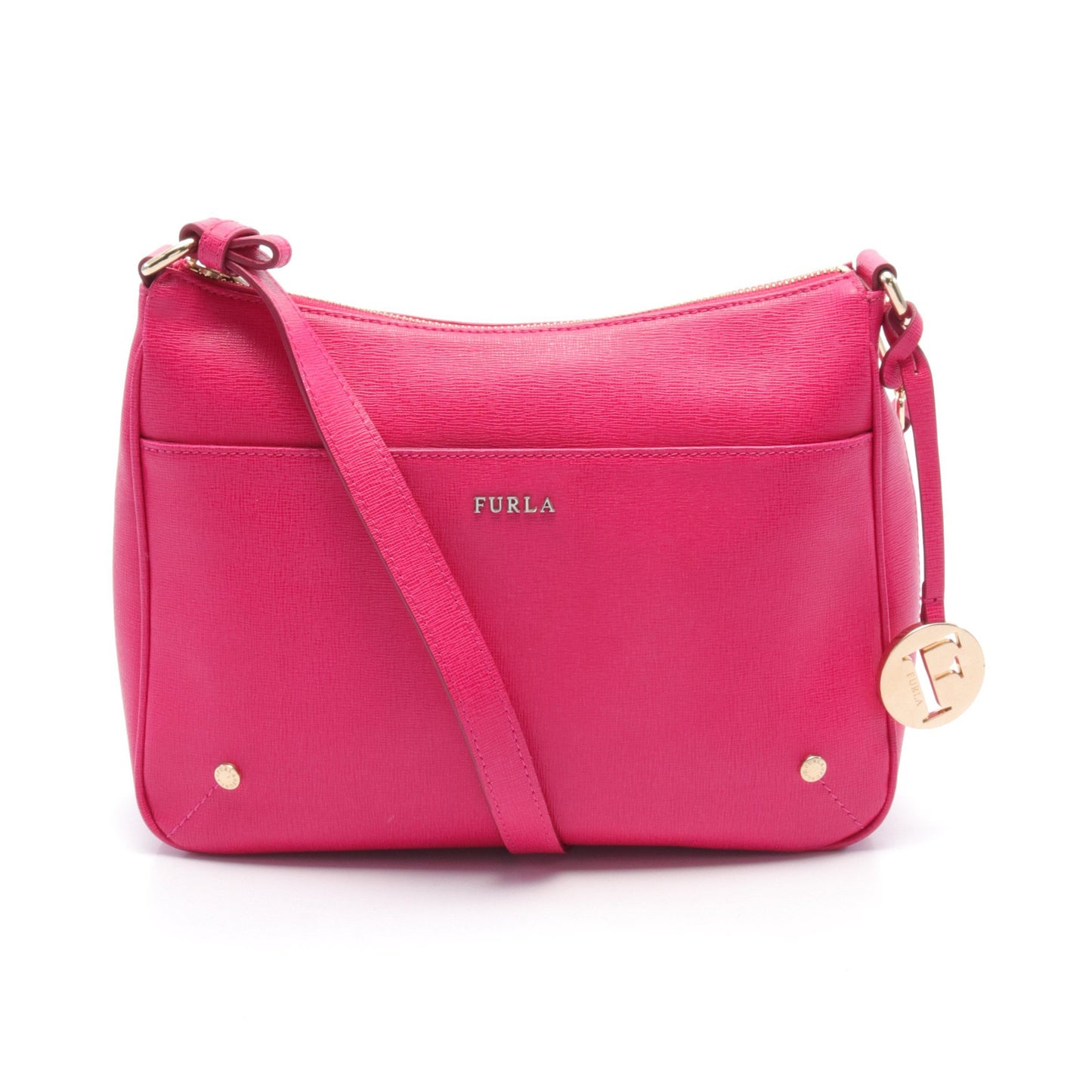 ショルダーバッグ レザー ピンクパープル フルラ バッグ FURLA