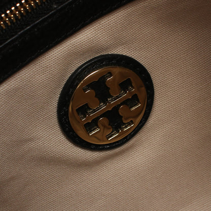 チェーンショルダーバッグ ファブリック レザー ブラック トリーバーチ バッグ TORY BURCH