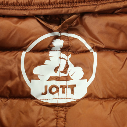 LIGHT DOWN JACKET DOUDA ダウンジャケット ポリアミド ライトブラウン ジョット アウター JOTT