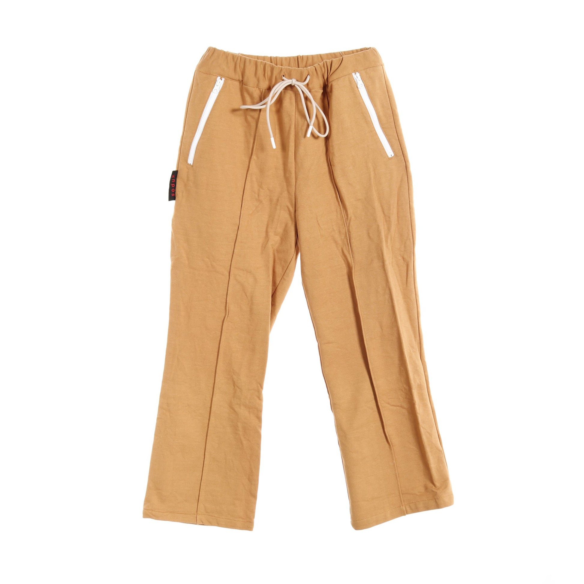 tag easy trousers スラックス トラウザーズ コットン ライトブラウン スドーク ボトムス soduk