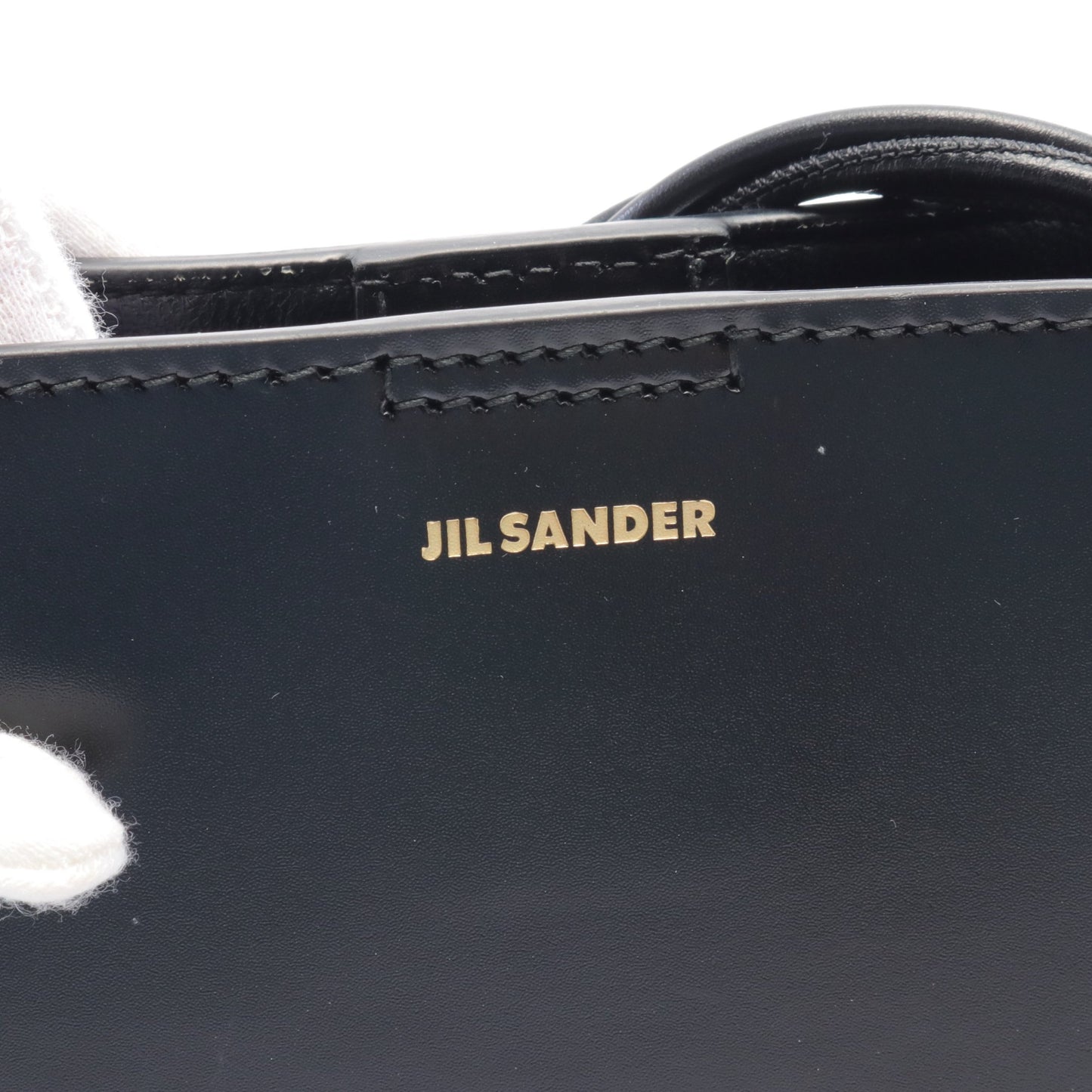 TANGLE SMALL タングル スモール ショルダーバッグ レザー ブラック ジルサンダー バッグ JIL SANDER