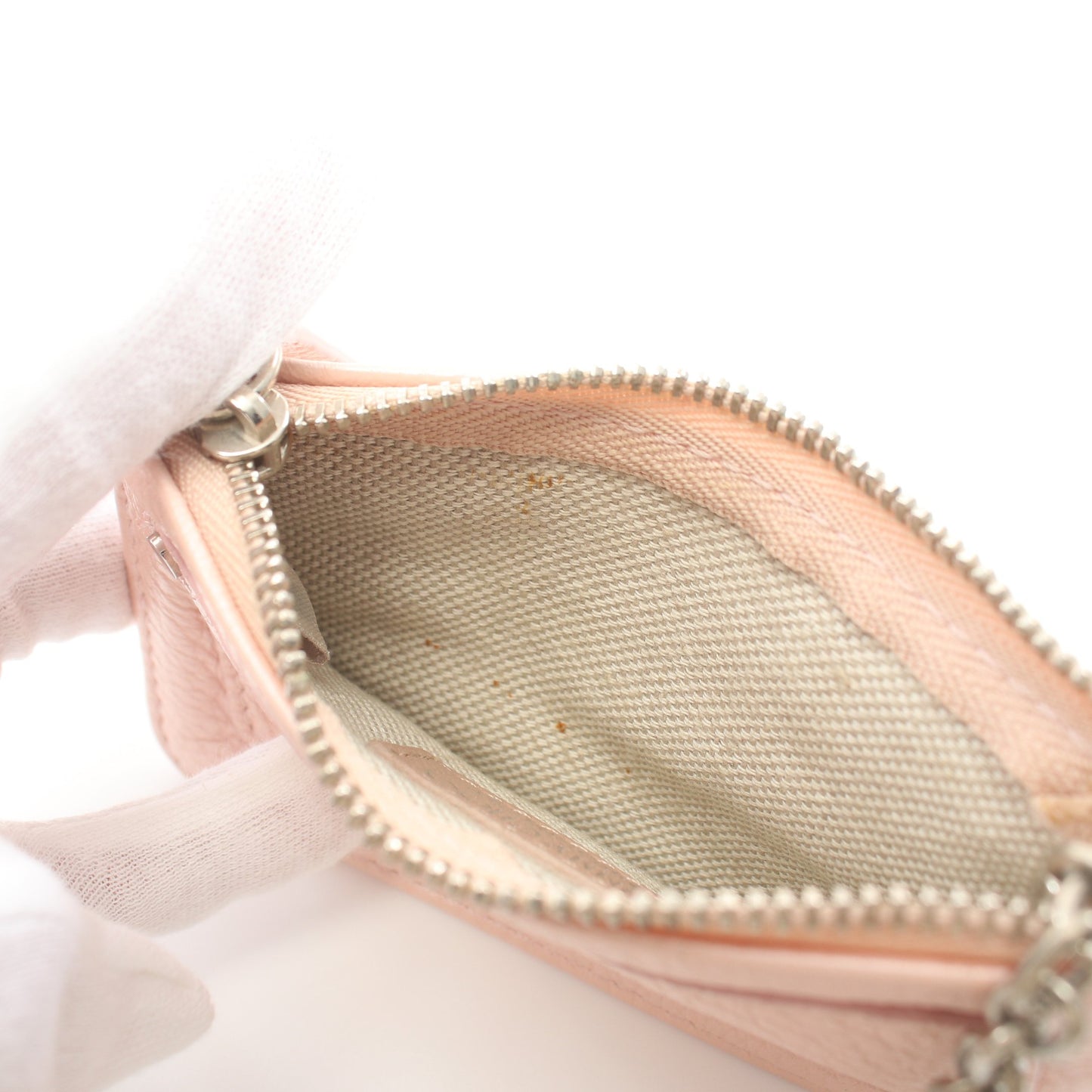 コインケース レザー ライトピンク スタースタッズ キーリング付き ジミーチュウ 財布・小物 JIMMY CHOO