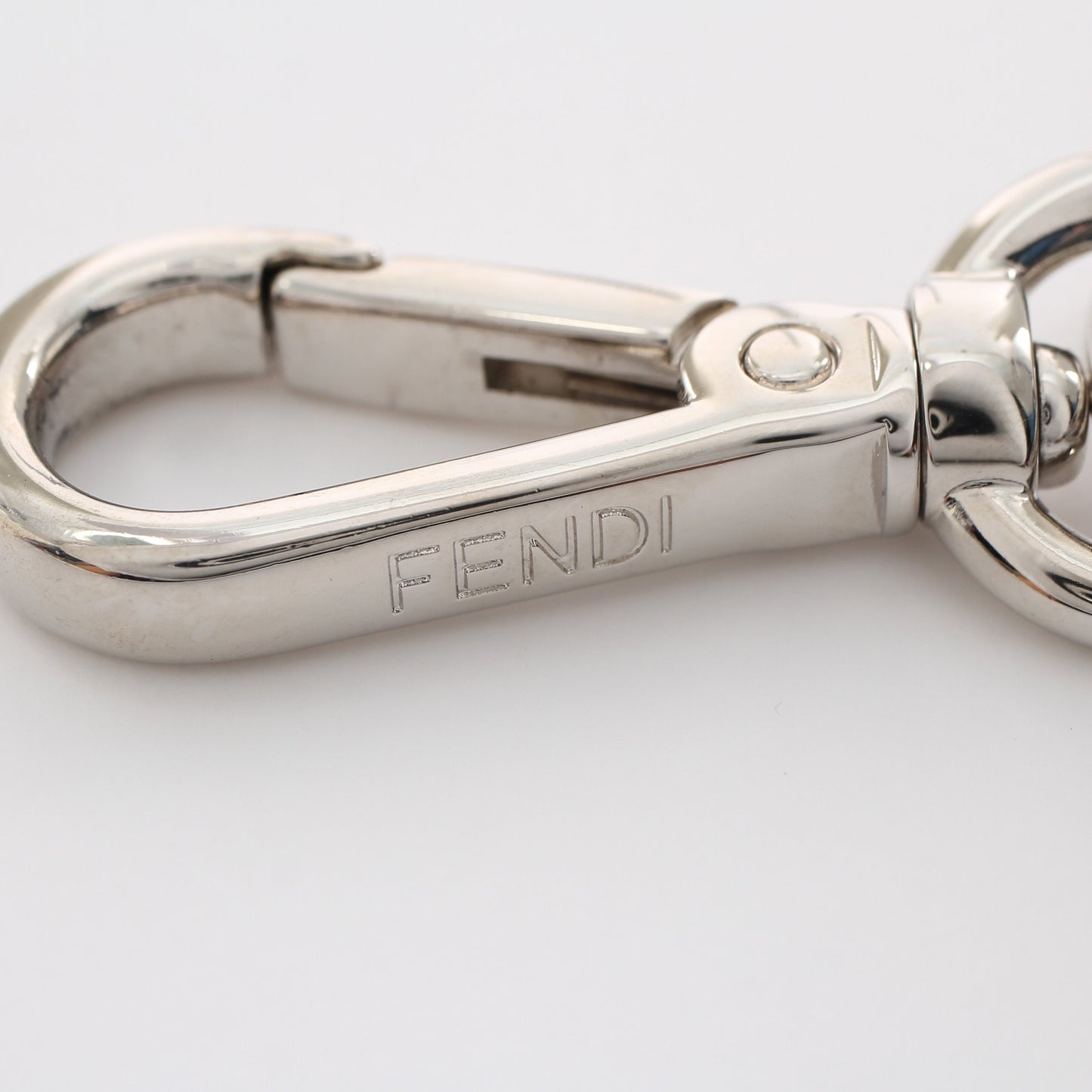ズッキーノ サンダルモチーフ バッグチャーム キーホルダー ラバー ブルー シルバー フェンディ 財布・小物 FENDI