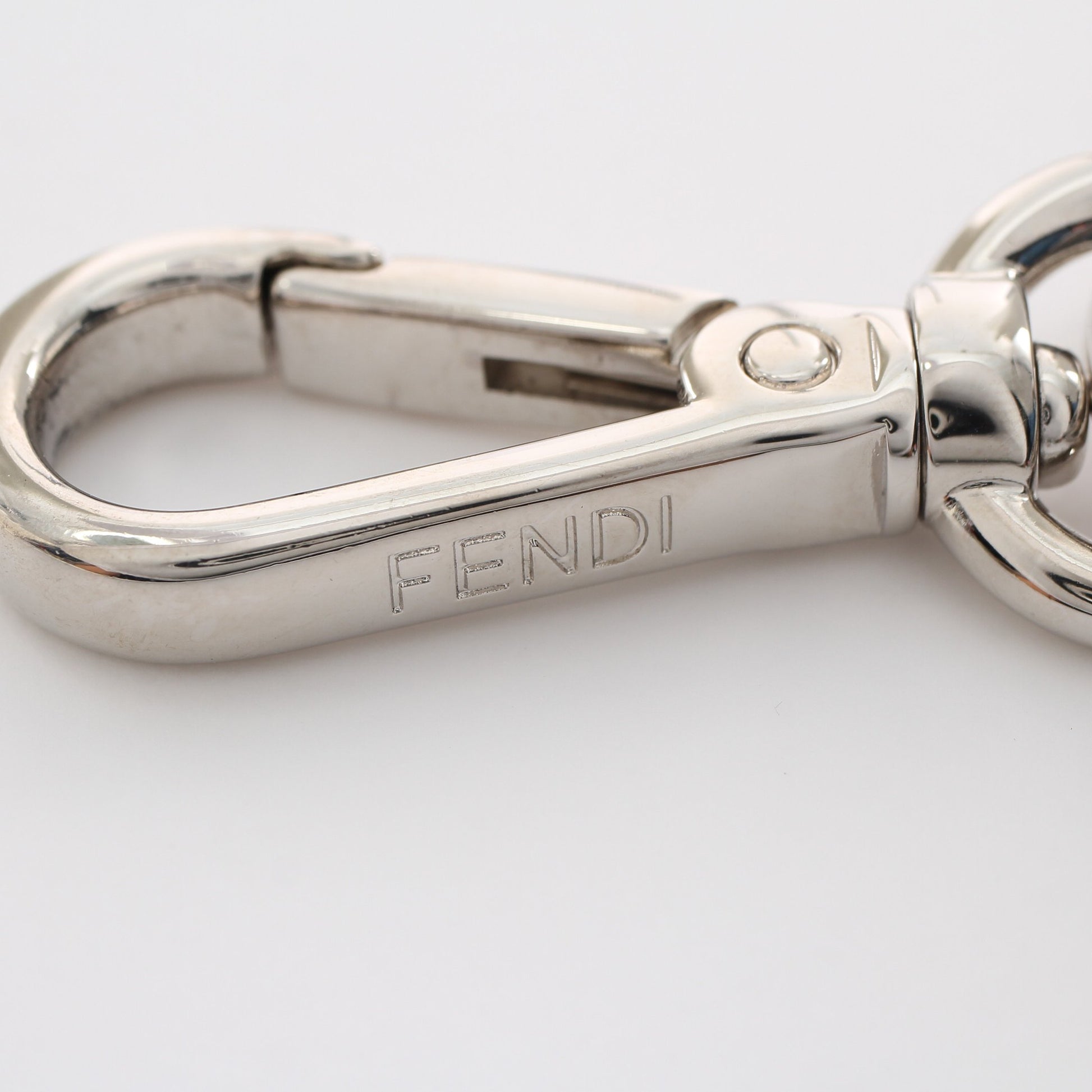 ズッキーノ サンダルモチーフ バッグチャーム キーホルダー ラバー ブルー シルバー フェンディ 財布・小物 FENDI