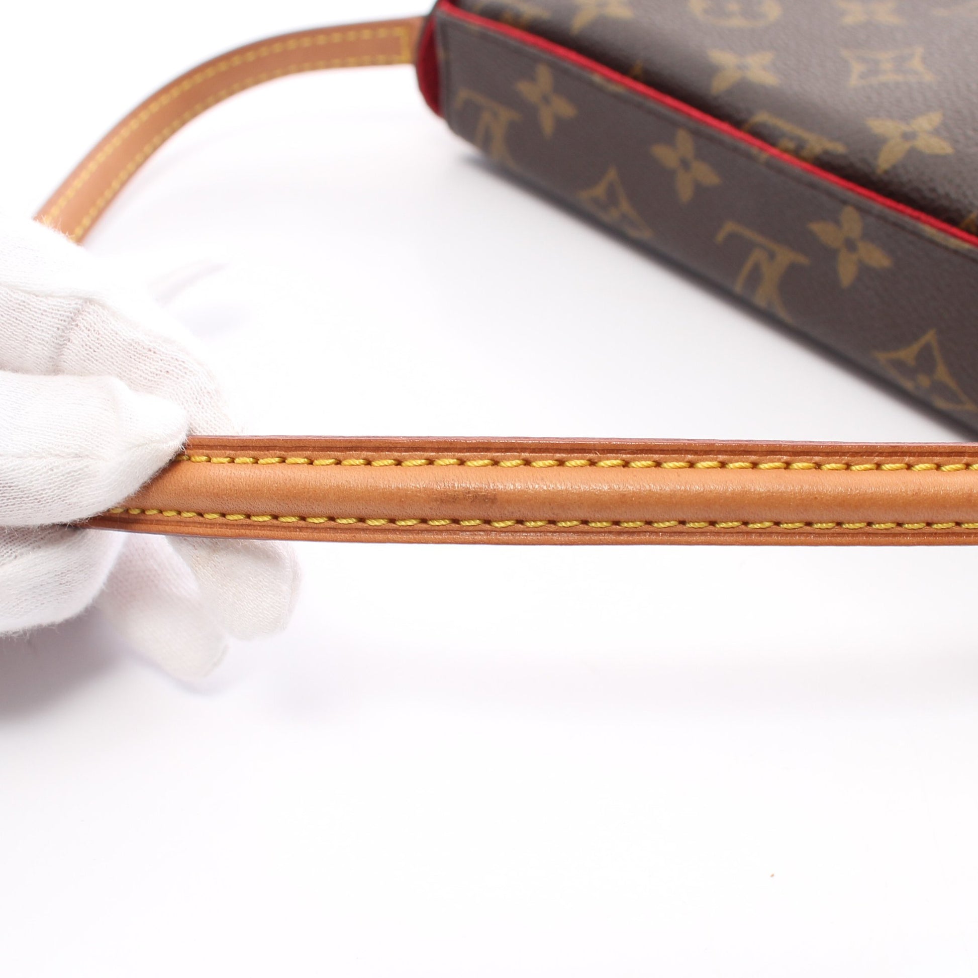 レシタル モノグラム ハンドバッグ PVC レザー ブラウン ルイヴィトン バッグ LOUIS VUITTON