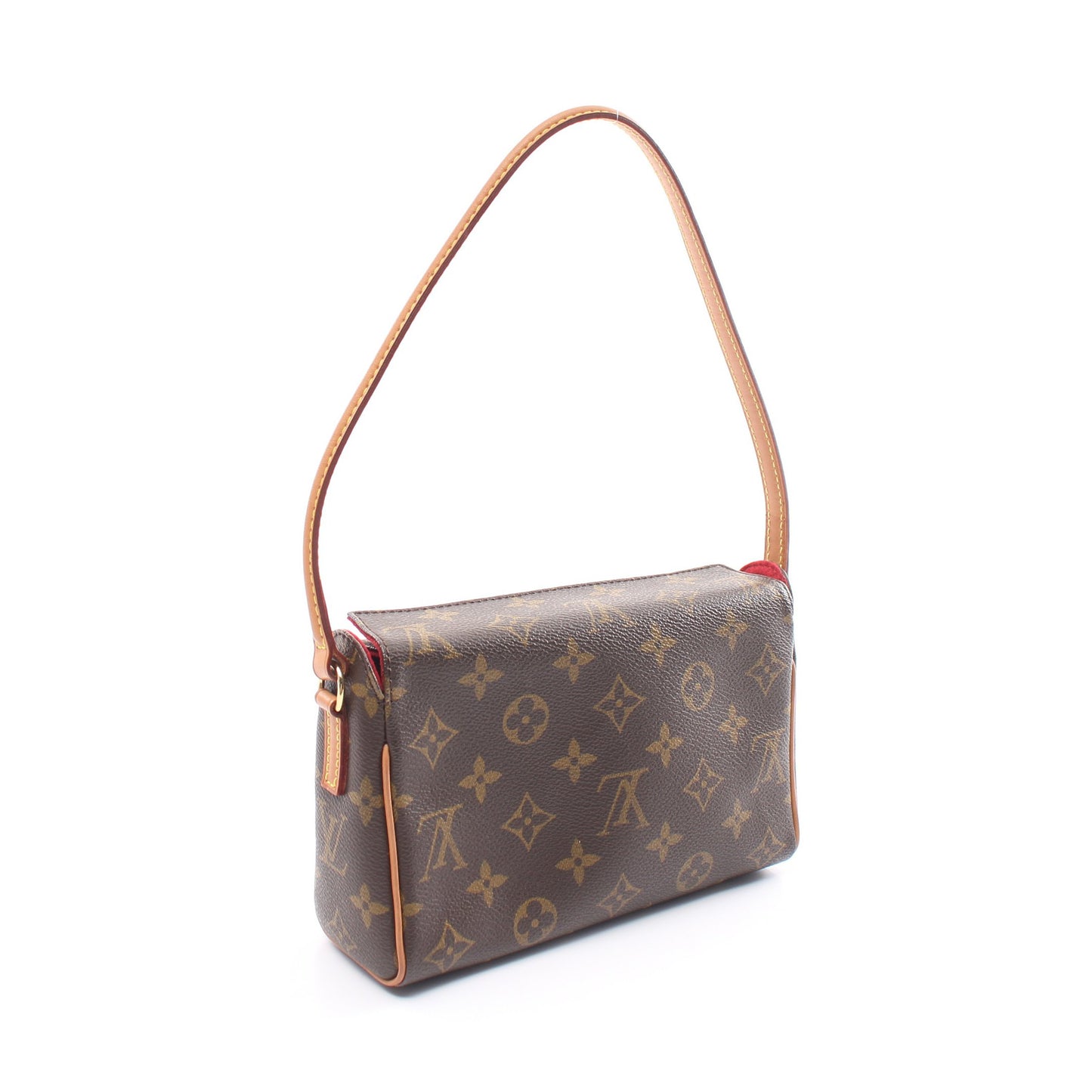 レシタル モノグラム ハンドバッグ PVC レザー ブラウン ルイヴィトン バッグ LOUIS VUITTON