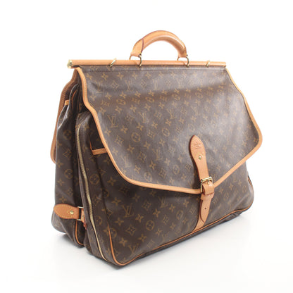 サックシャス モノグラム トラベルバッグ PVC レザー ブラウン 2WAY ルイヴィトン バッグ LOUIS VUITTON