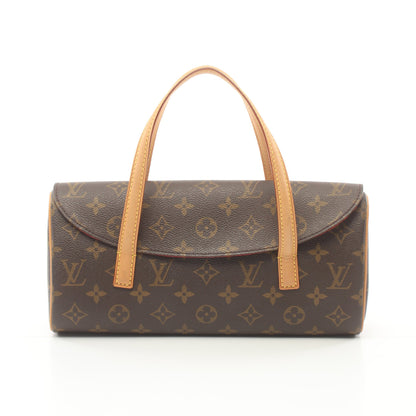 ソナチネ モノグラム ハンドバッグ PVC レザー ブラウン ルイヴィトン バッグ LOUIS VUITTON