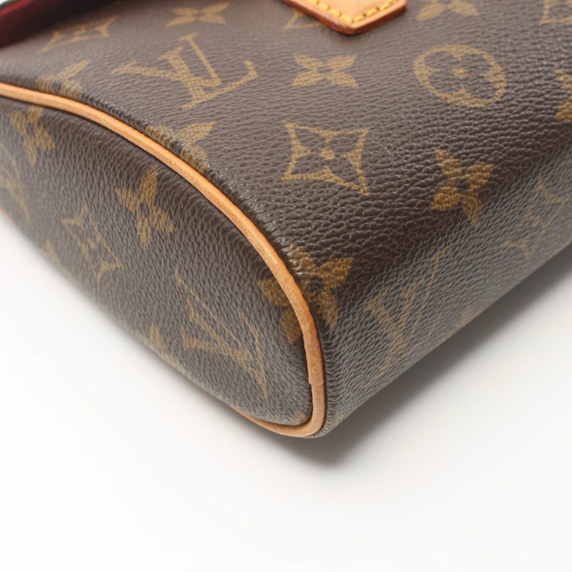 ソナチネ モノグラム ハンドバッグ PVC レザー ブラウン ルイヴィトン バッグ LOUIS VUITTON