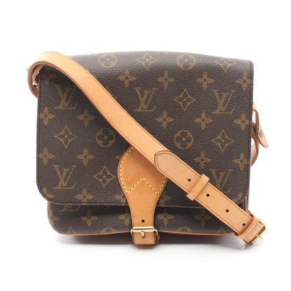 カルトシエールMM モノグラム ショルダーバッグ PVC レザー ブラウン ルイヴィトン バッグ LOUIS VUITTON