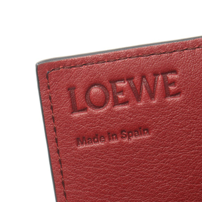 WALLET ON CHAIN チェーンウォレット レザー ネイビー レッドブラウン ロエベ バッグ LOEWE