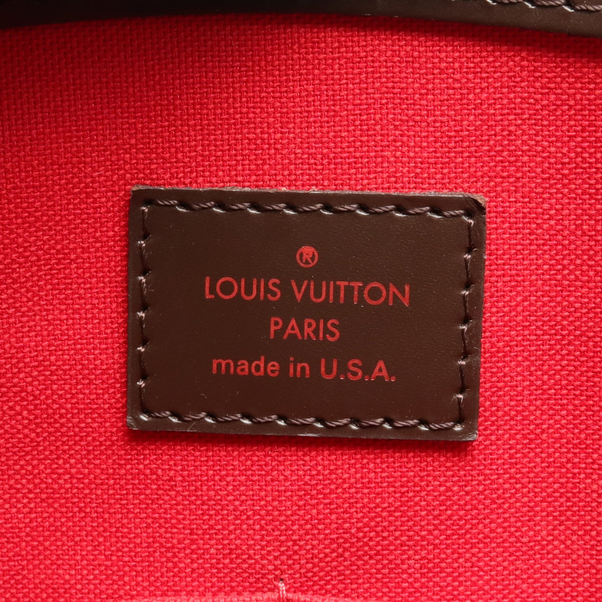 ヴェローナMM ダミエエベヌ ショルダーバッグ PVC レザー ブラウン ルイヴィトン バッグ LOUIS VUITTON