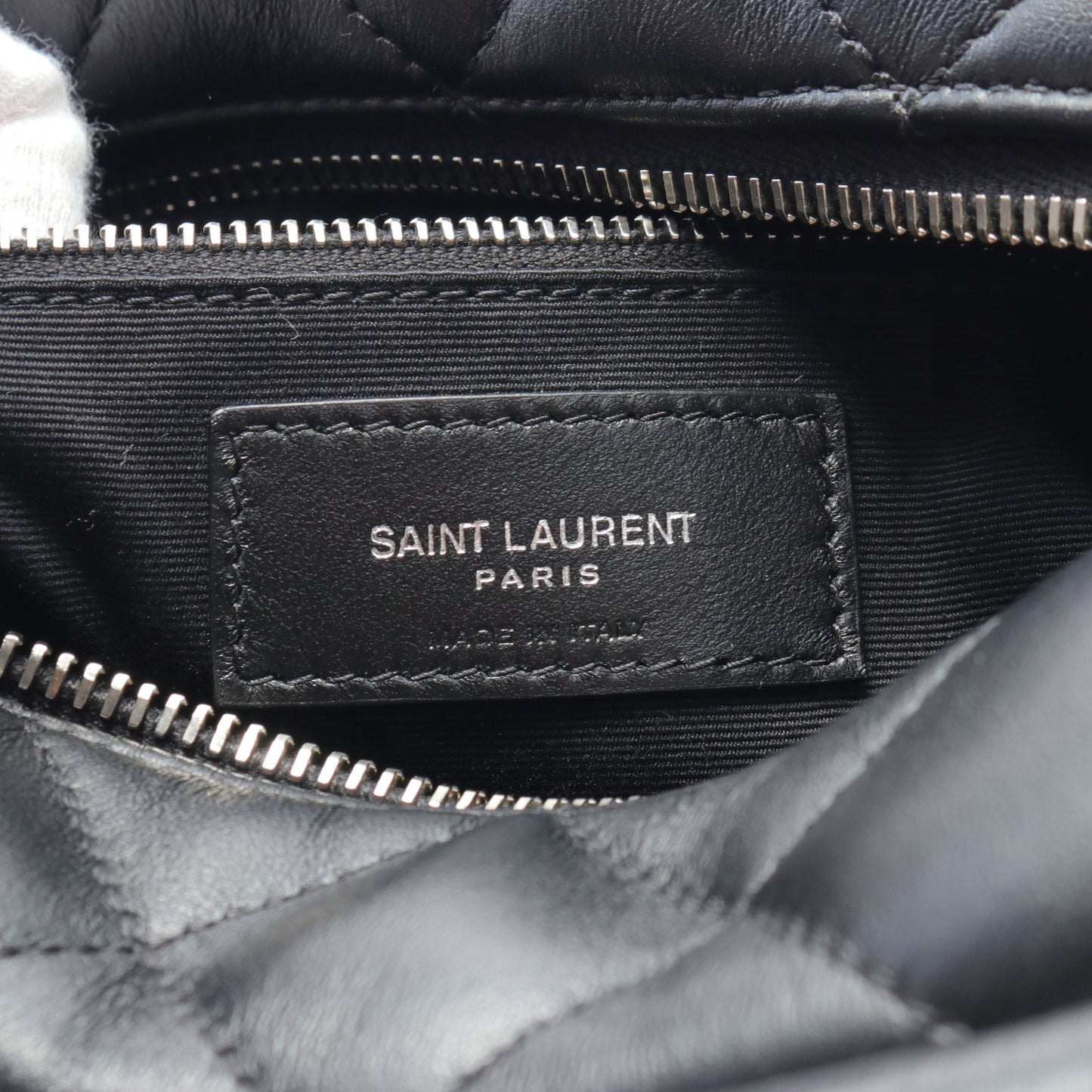 ルル チェーンショルダーバッグ レザー ブラック サンローランパリ バッグ SAINT LAURENT PARIS