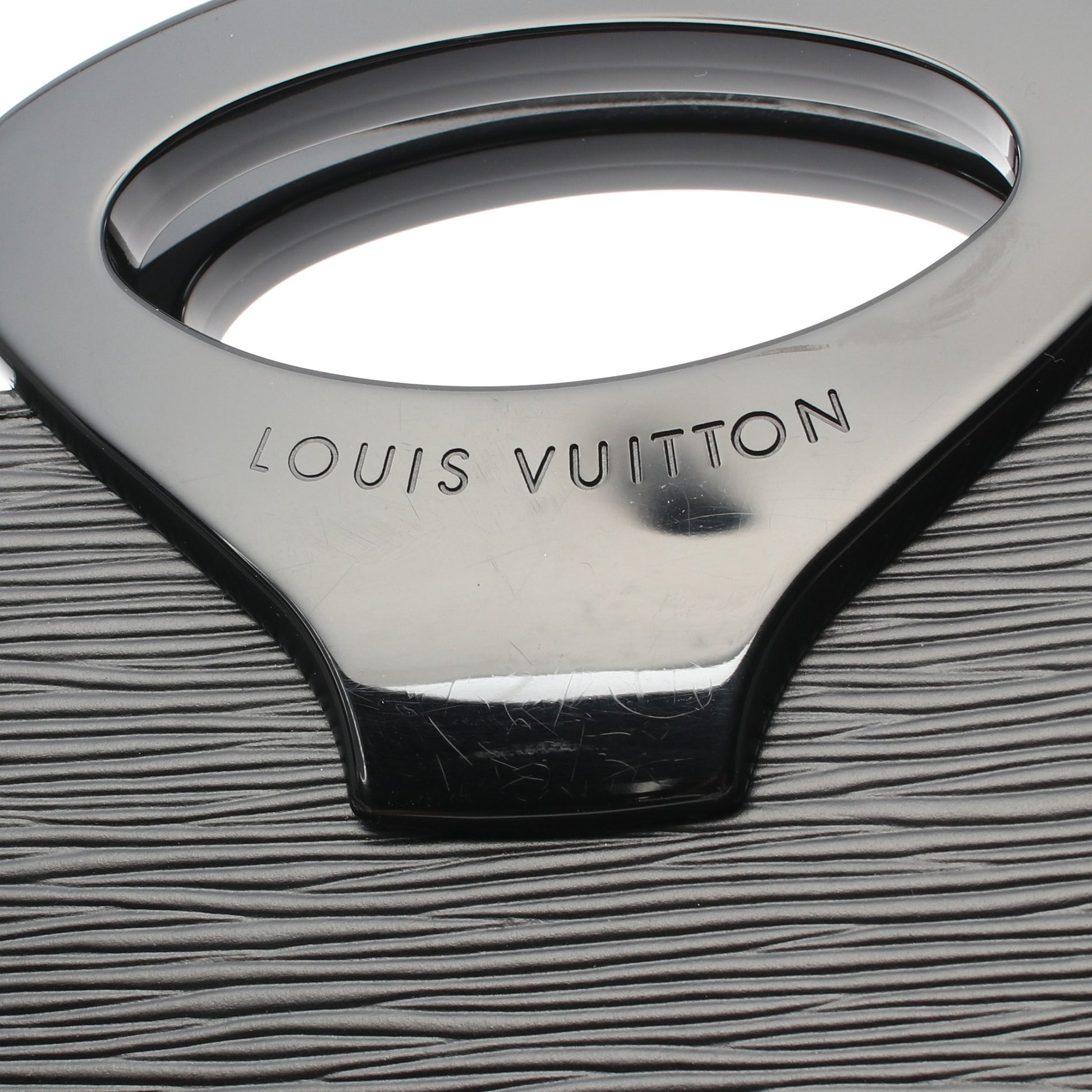 オンブル エピ ノワール ハンドバッグ レザー ブラック ルイヴィトン バッグ LOUIS VUITTON