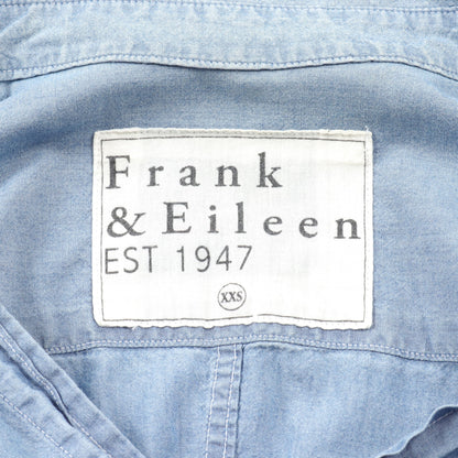 BARRY シャンブレー シャツ コットン ブルーグレー フランクアンドアイリーン トップス Frank&Eileen