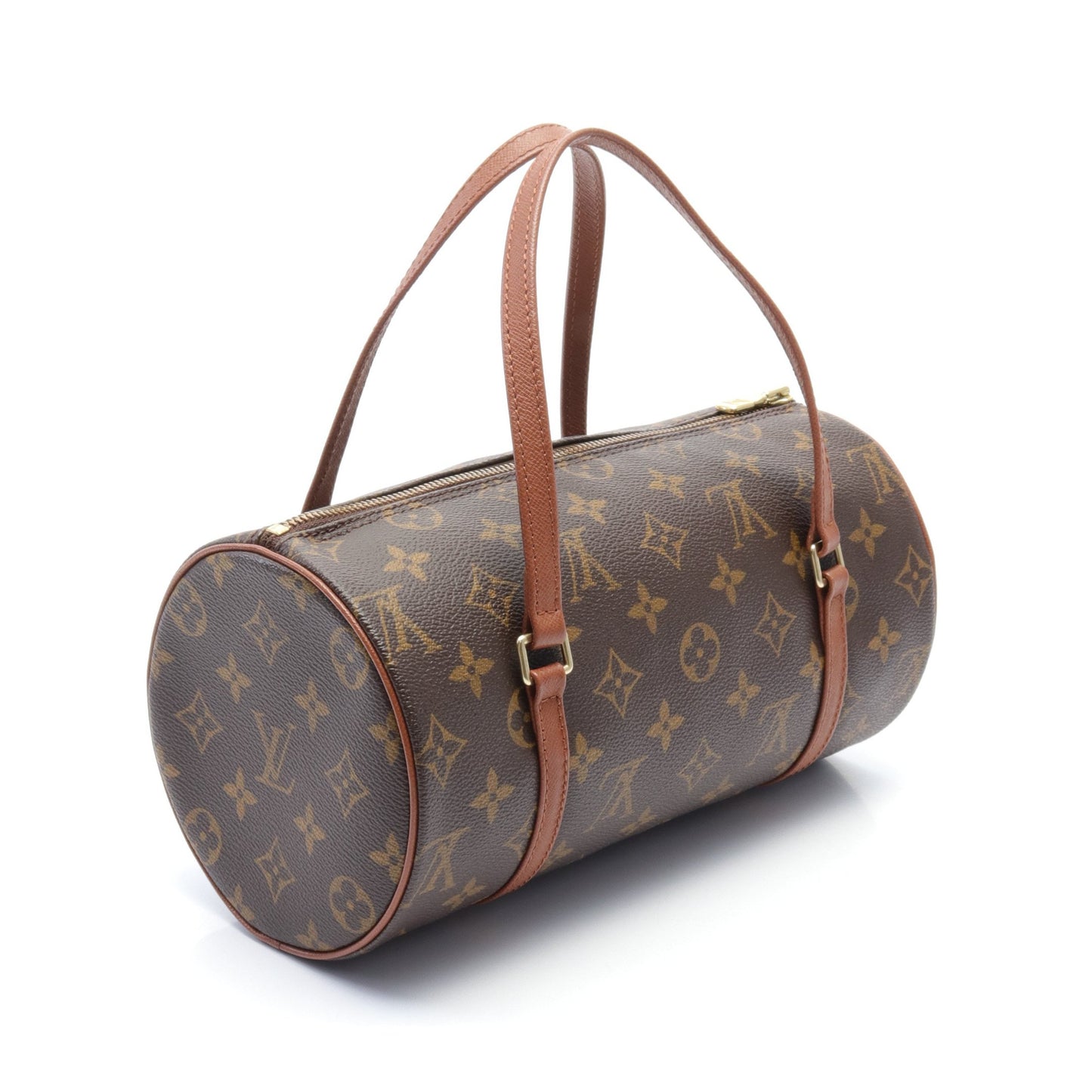 パピヨン26 モノグラム 旧型 ハンドバッグ PVC レザー ブラウン ルイヴィトン バッグ LOUIS VUITTON