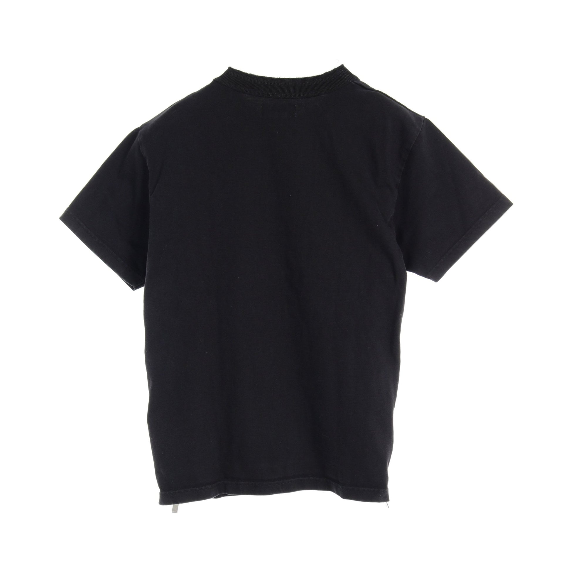 A.P.C. × Sacai Tシャツ クルーネック ロゴプリント コットン ブラック サイドジップ アーペーセー トップス A.P.C.