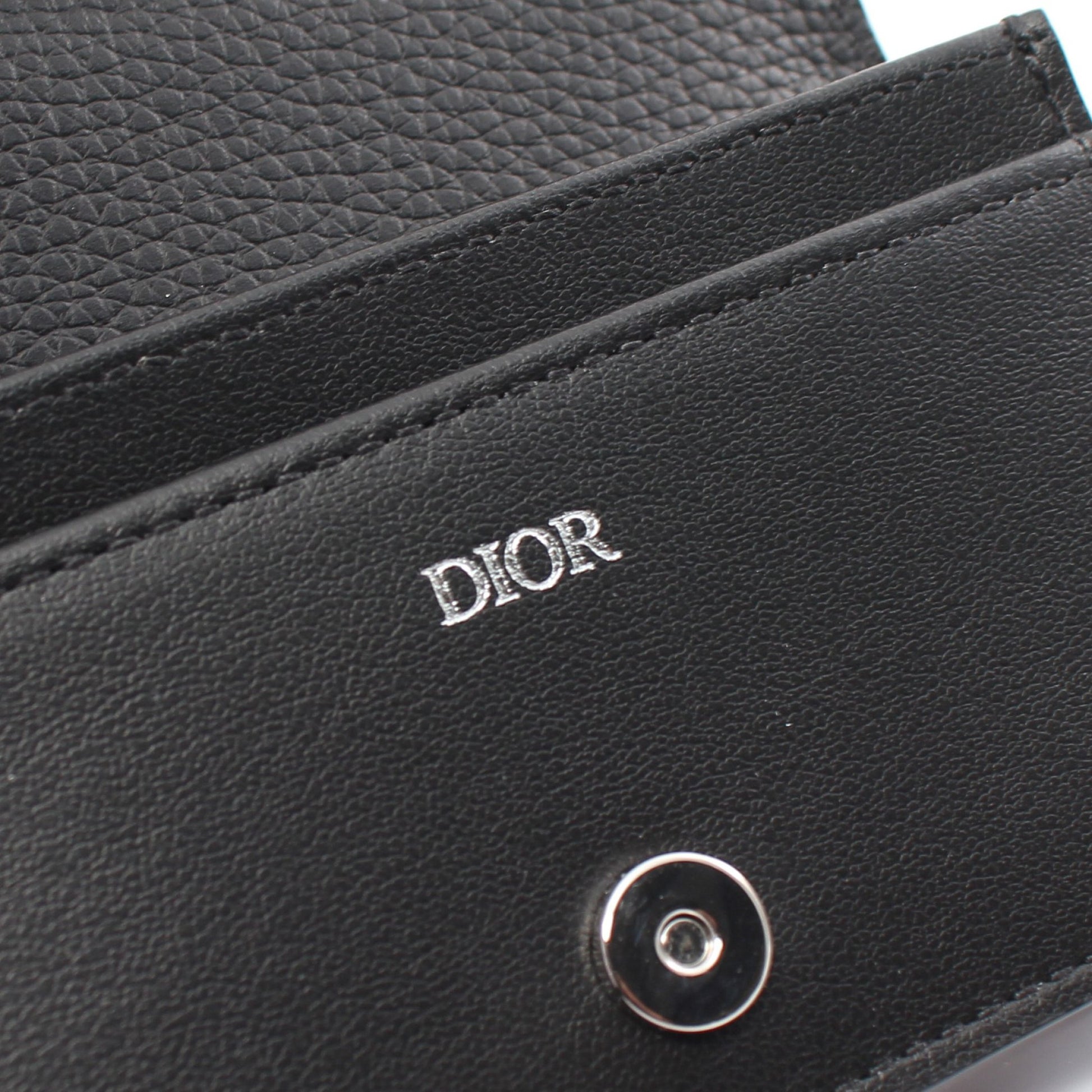 SADDLE ビジネスカードホルダー カードケース 名刺入れ レザー ブラック ディオール 財布・小物 DIOR