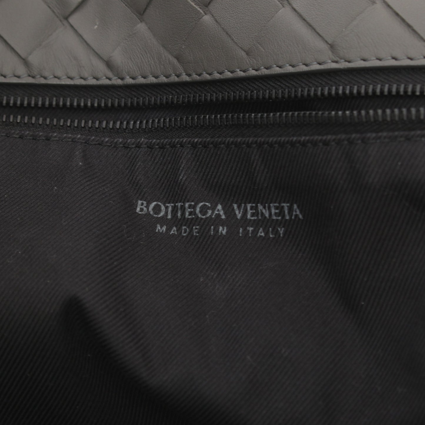 イントレチャート ハンドバッグ トートバッグ レザー グレー ボッテガヴェネタ バッグ BOTTEGA VENETA