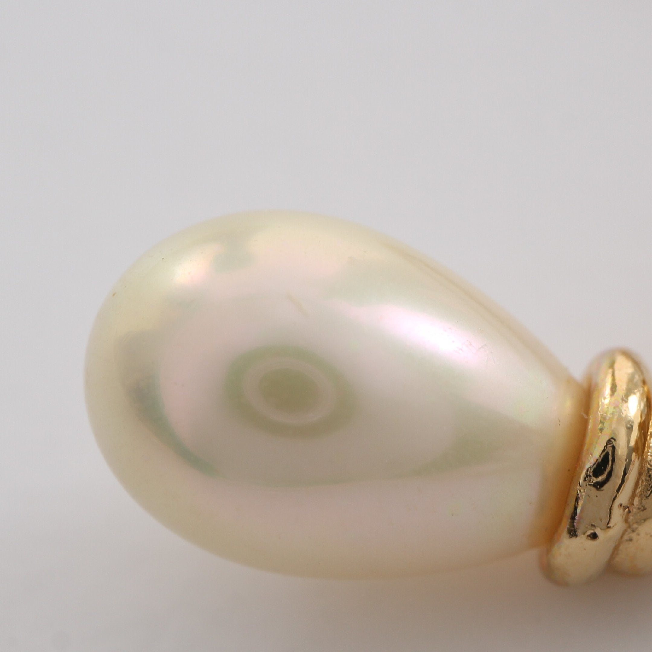 ネックレス GP フェイクパール ラインストーン ゴールド オフ