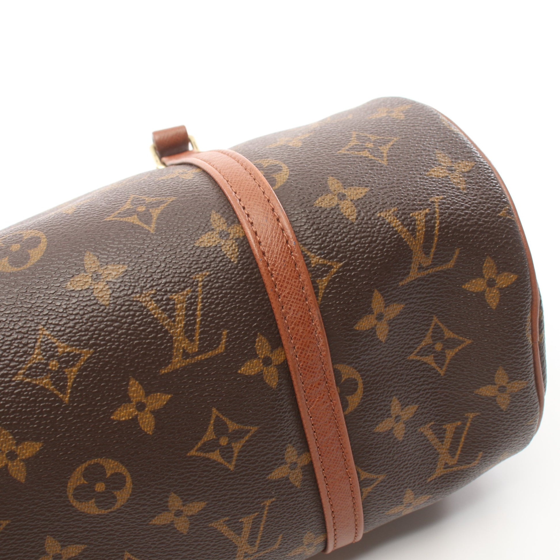 パピヨン30 モノグラム 旧型 ハンドバッグ PVC レザー ブラウン ルイヴィトン バッグ LOUIS VUITTON