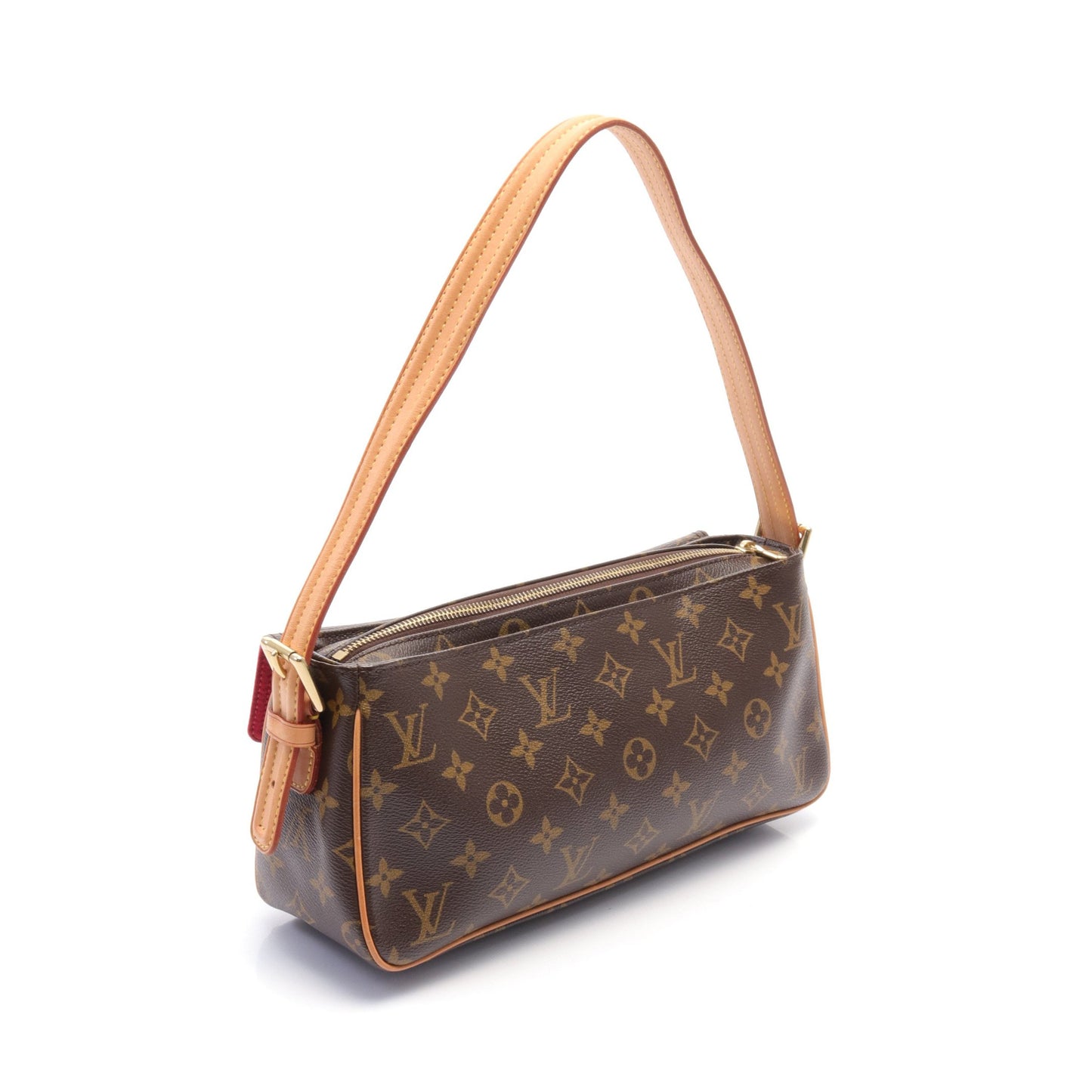 ヴィバシテMM モノグラム ショルダーバッグ PVC レザー ブラウン ルイヴィトン バッグ LOUIS VUITTON