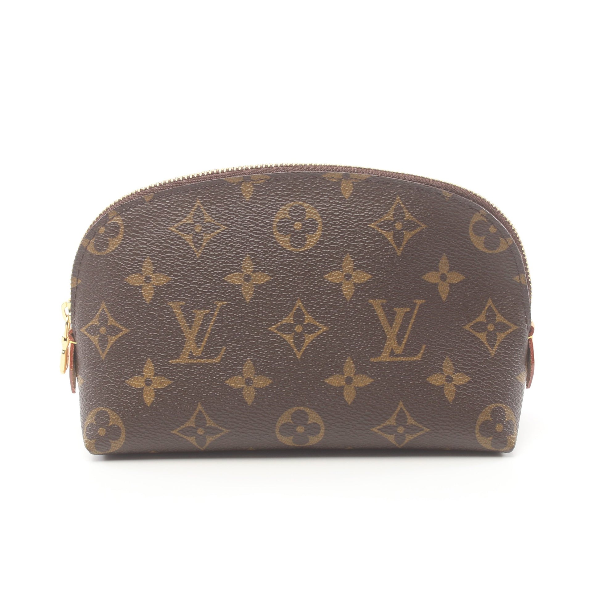 ポシェット コスメティック モノグラム コスメポーチ PVC レザー ブラウン ルイヴィトン 財布・小物 LOUIS VUITTON