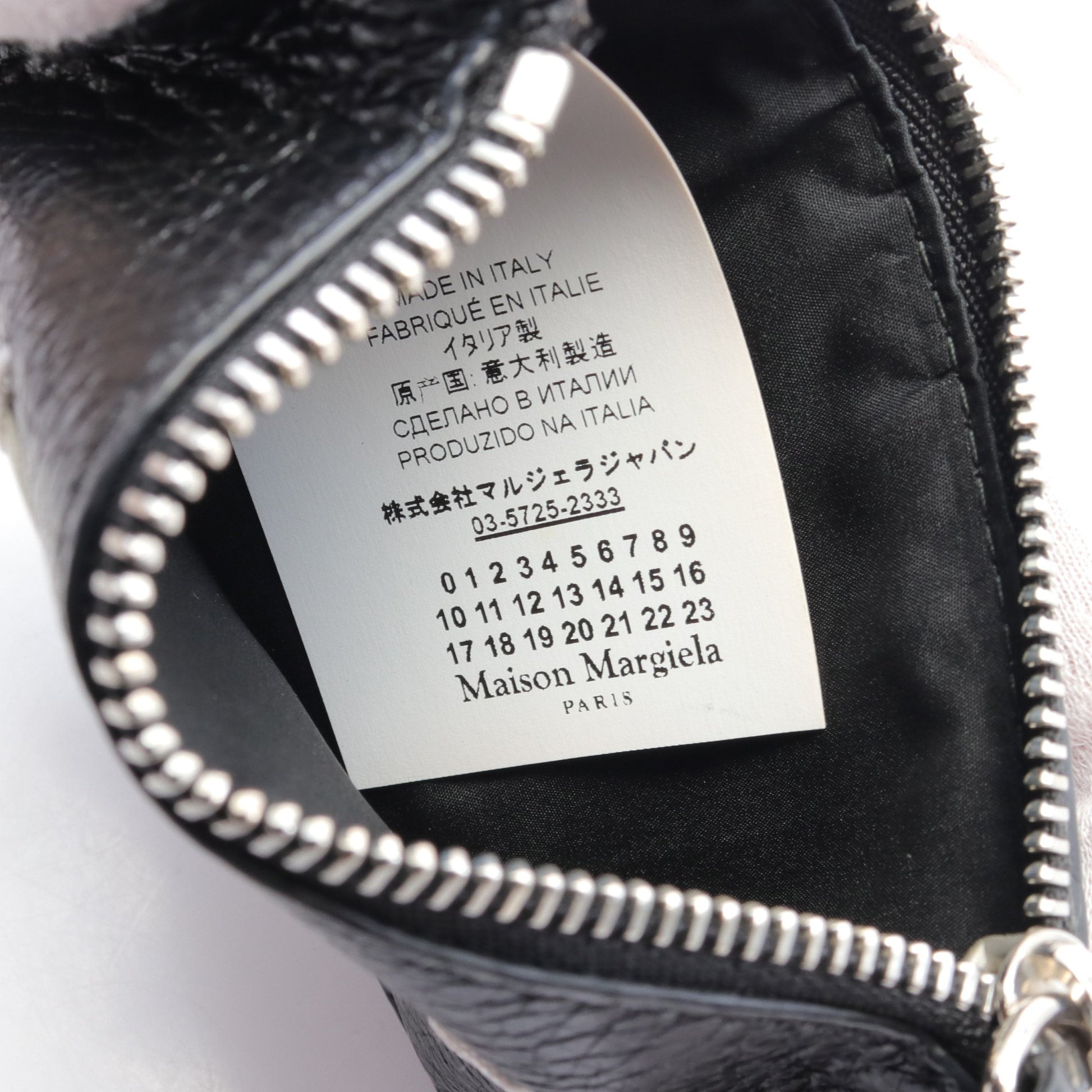 カードケース コインケース レザー ブラック メゾンマルジェラ11 財布・小物 Maison Margiela 11