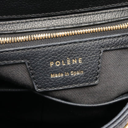 Numero Un ハンドバッグ レザー ブラック 2WAY ポレーヌ バッグ POLENE