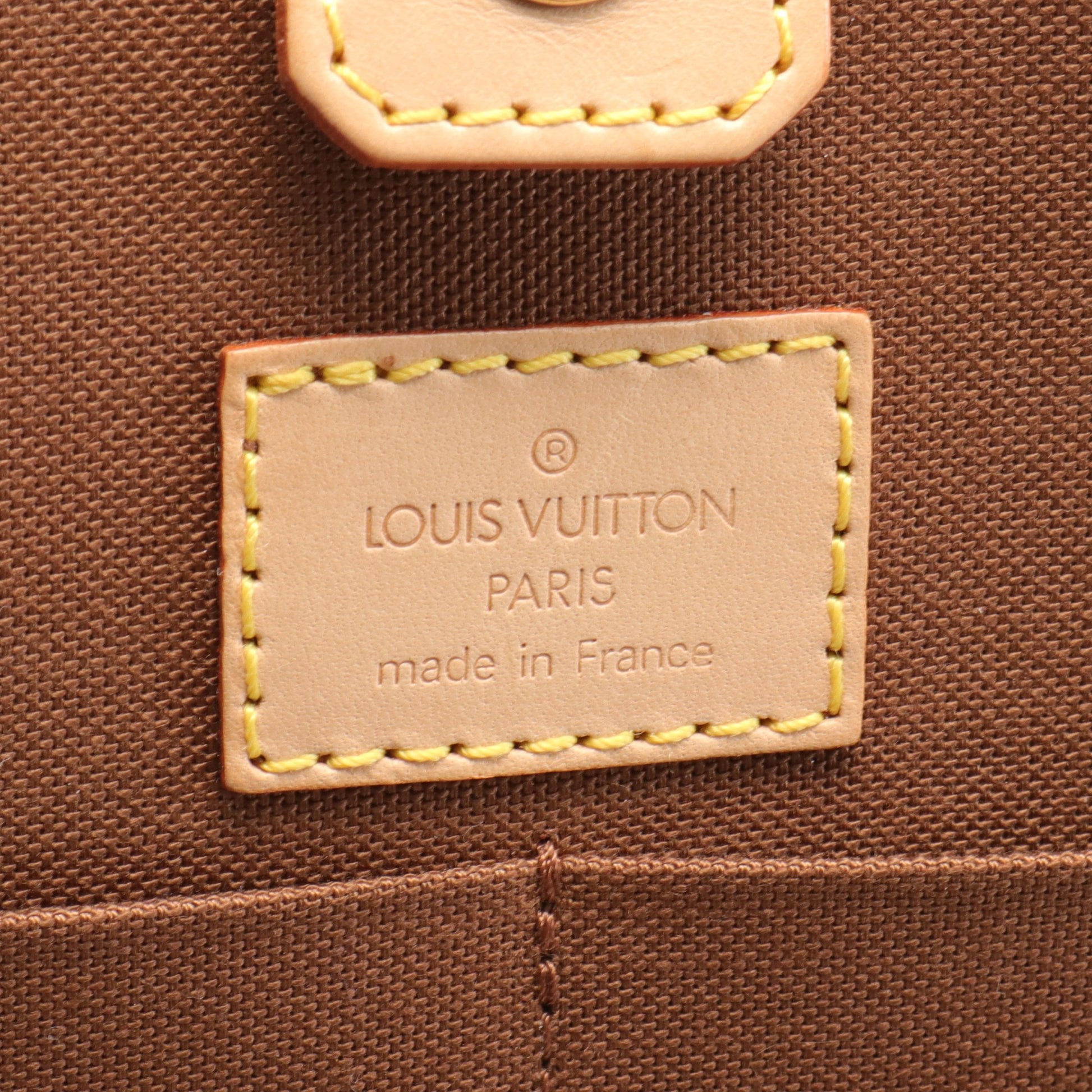 ポルト オルディナトゥール サバナ モノグラム ブリーフケース PVC レザー ブラウン 2WAY ルイヴィトン バッグ LOUIS VUITTON