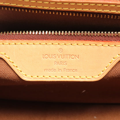 ソローニュ モノグラム ショルダーバッグ PVC レザー ブラウン ルイヴィトン バッグ LOUIS VUITTON