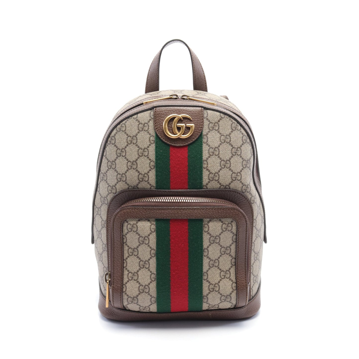 オフィディア GGスプリーム バックパック リュックサック PVC レザー ベージュ マルチカラー グッチ バッグ GUCCI