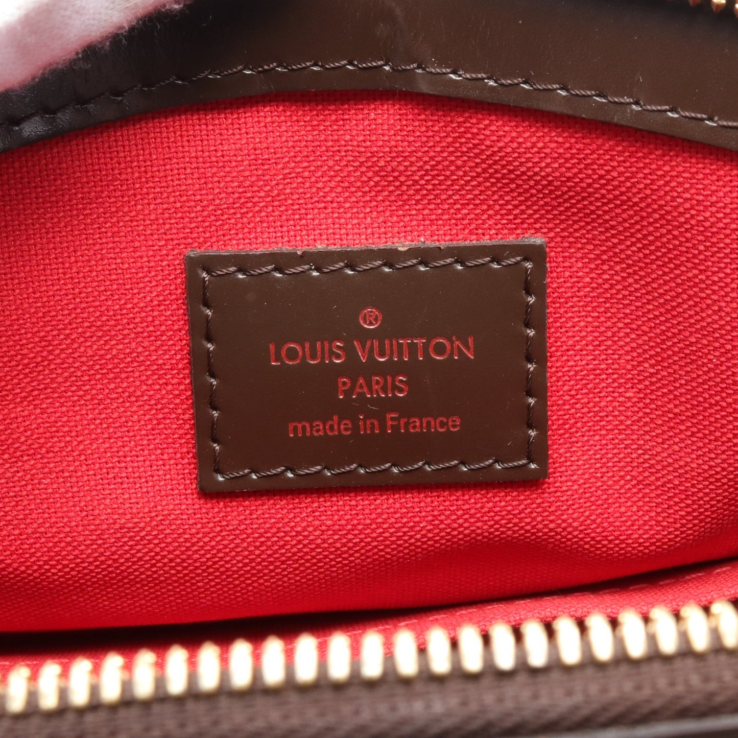 ヴェローナPM ダミエエベヌ ショルダーバッグ PVC レザー ブラウン ルイヴィトン バッグ LOUIS VUITTON