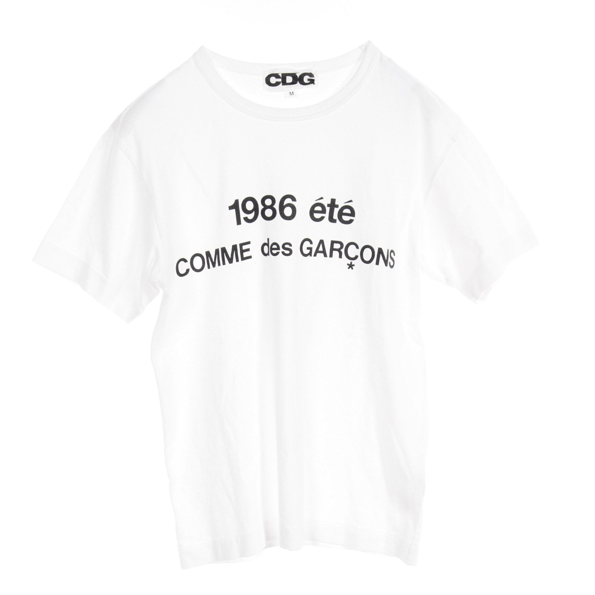 1986 ETE Tシャツ コットン ホワイト シーディージー トップス CDG