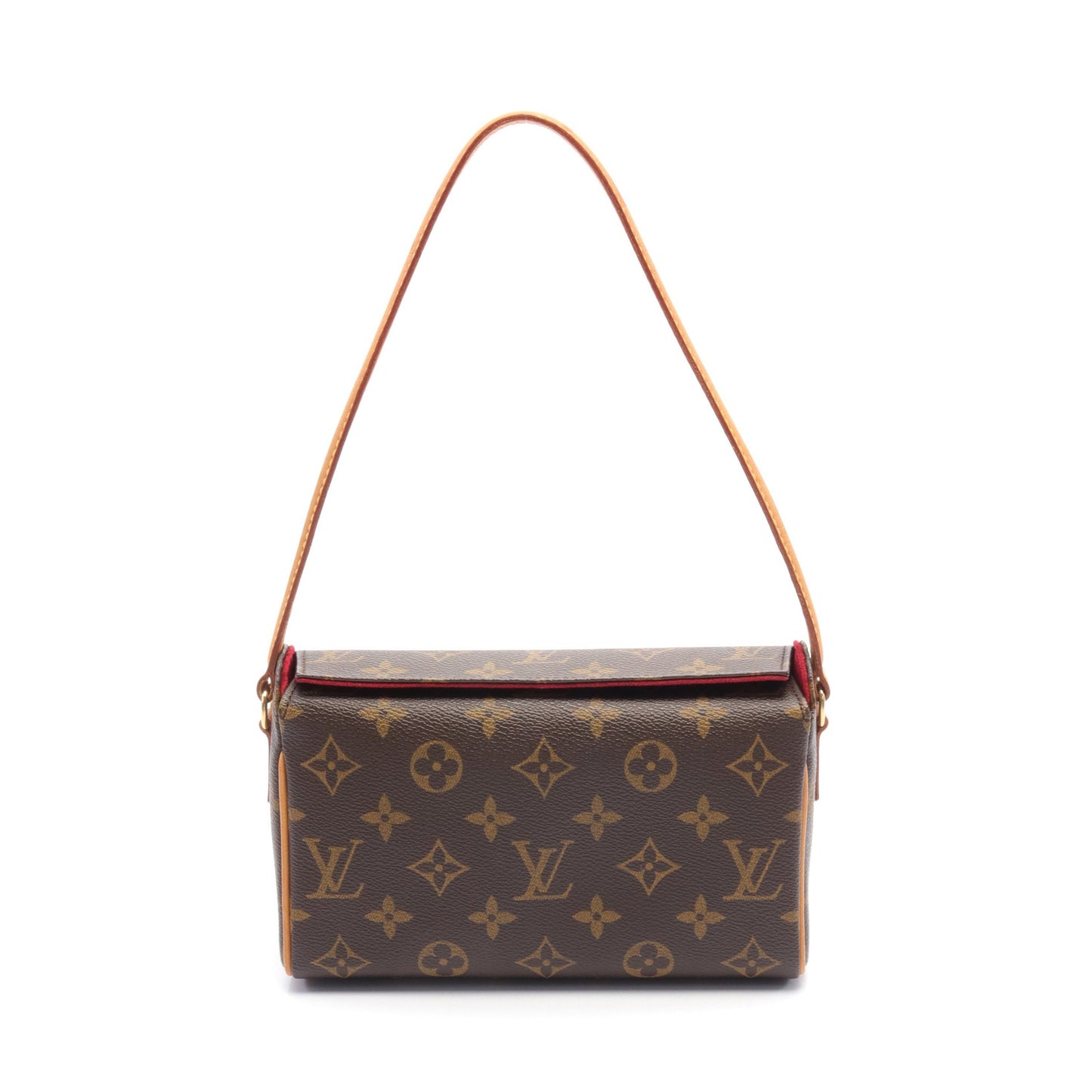 レシタル モノグラム ハンドバッグ PVC レザー ブラウン ルイヴィトン バッグ LOUIS VUITTON